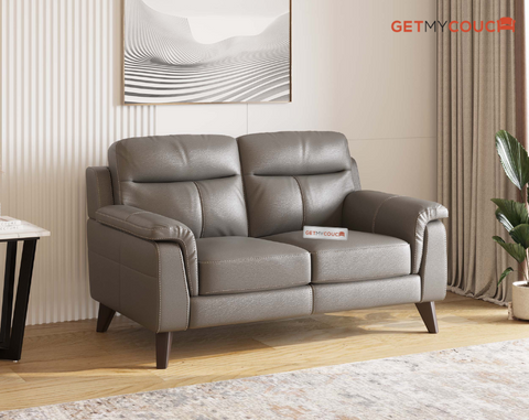 Casto Leather 2 Seater Sofa