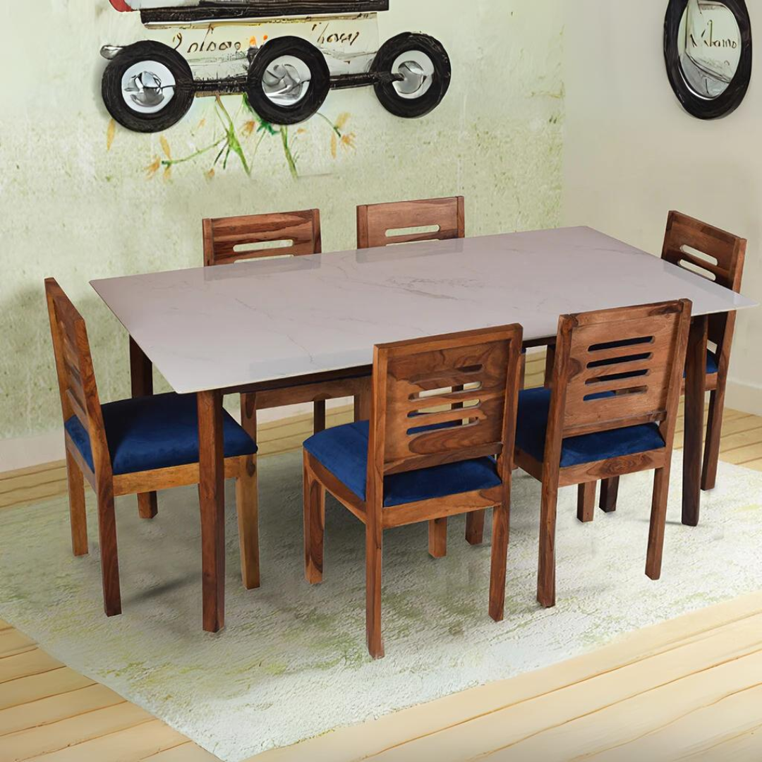 Marble dining discount table and chairs