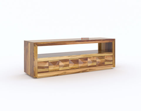 Nova TV Unit in Pure UP Teak Wood