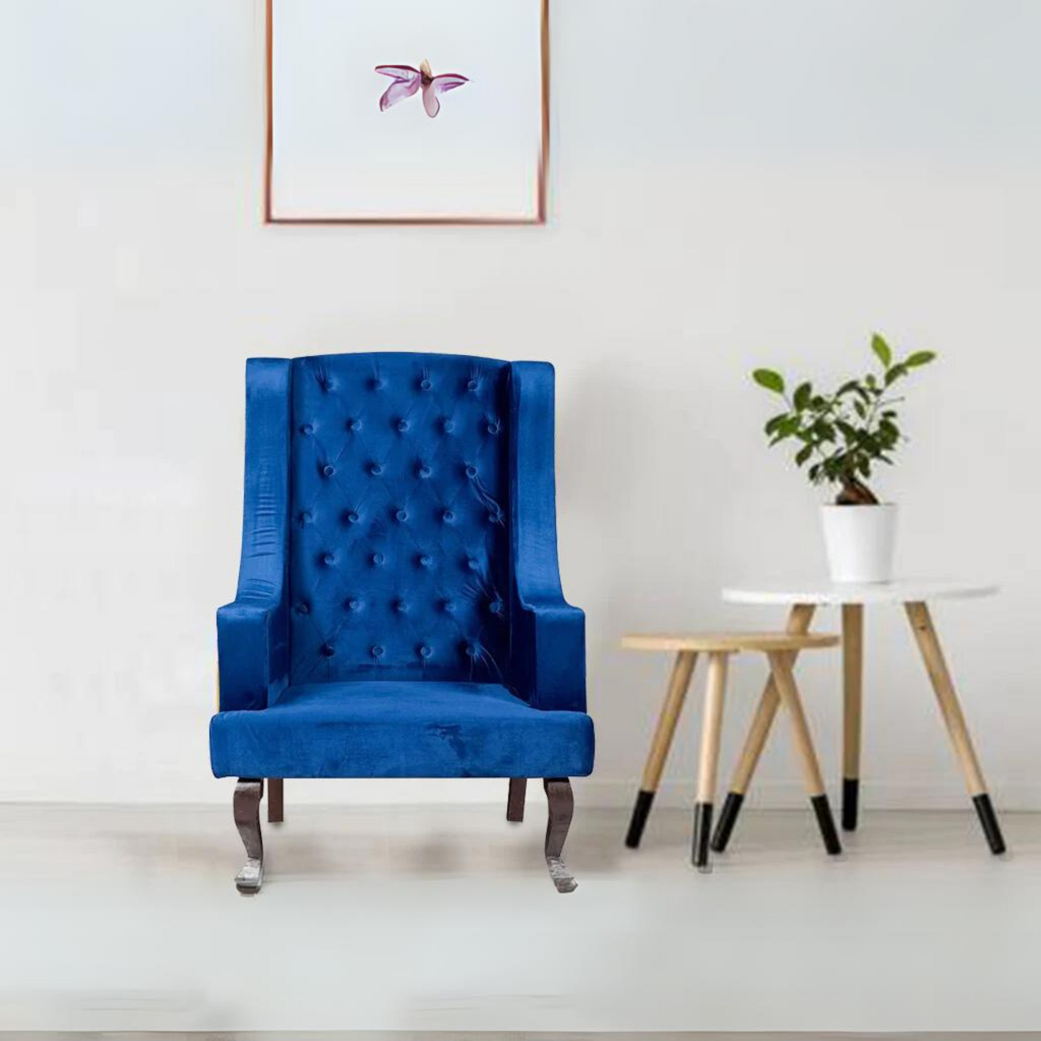 Chesterfield discount fabric chair