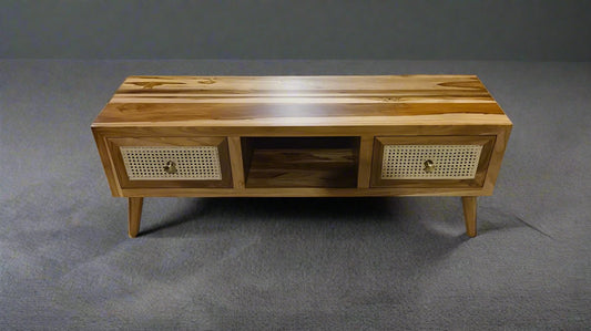 Baha TV Unit in Teak Wood