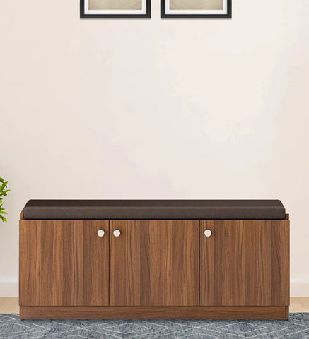 Shoe Cabinet 3 Door Finish Dark Walnut