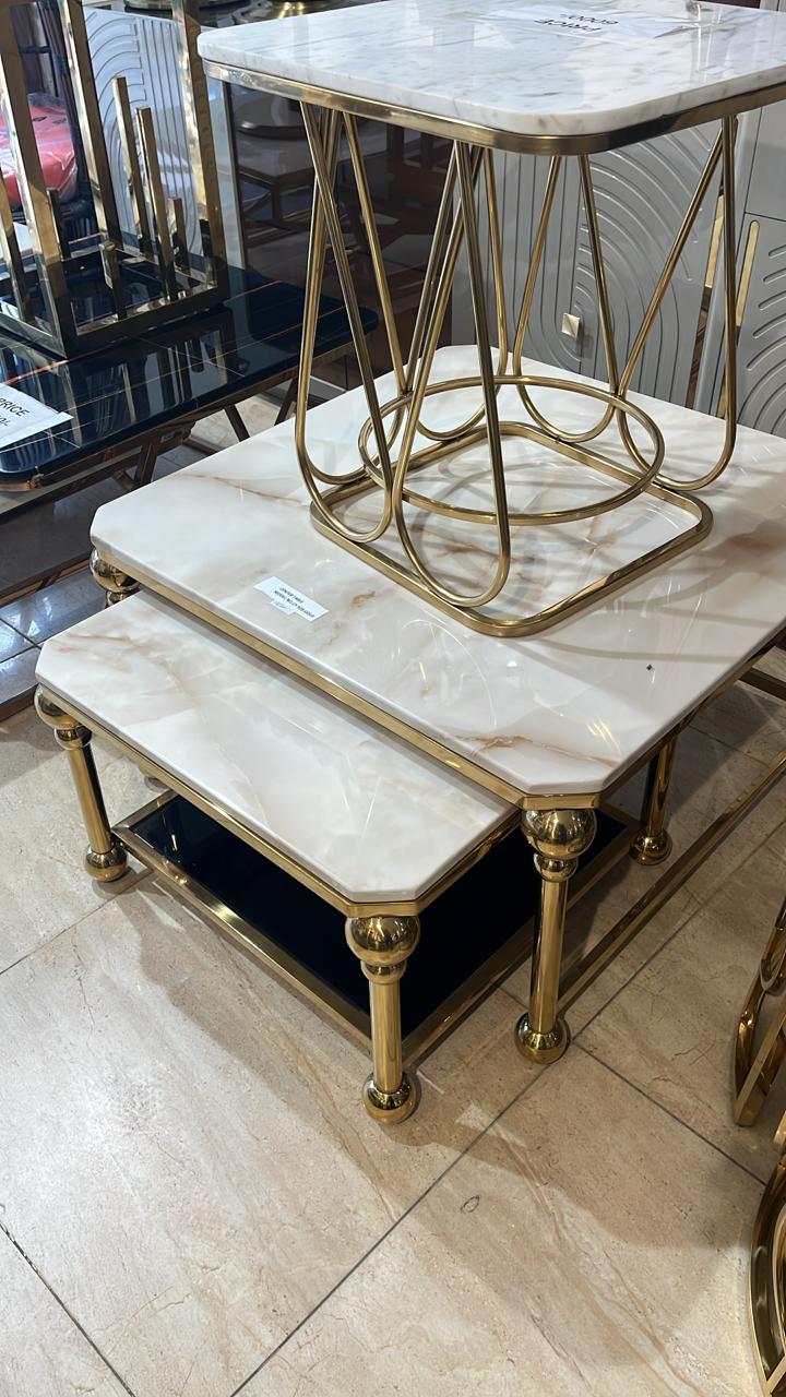 Brave Coffee Table in Marble Top