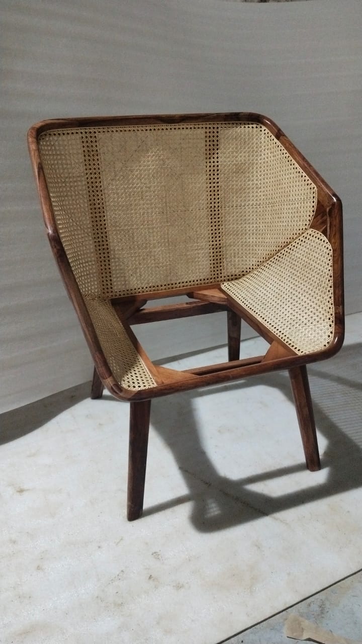 Theodore Cane Chair Sheesham Wood