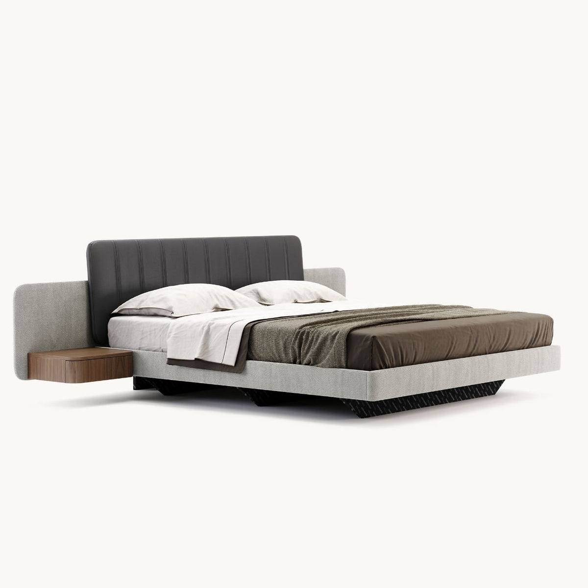 Theodore Hydraulic Storage Bed With Side Table